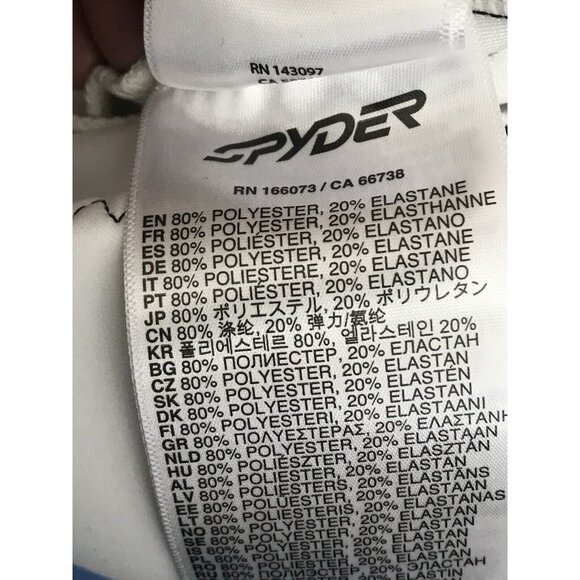 Spyder Ski Race Suit Womens Size Small S Black Pink Yellow Padded Skiing Ladies - Picture 9 of 9